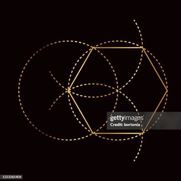 pentagon sacred geometry symbol - sacred geometry stock illustrations