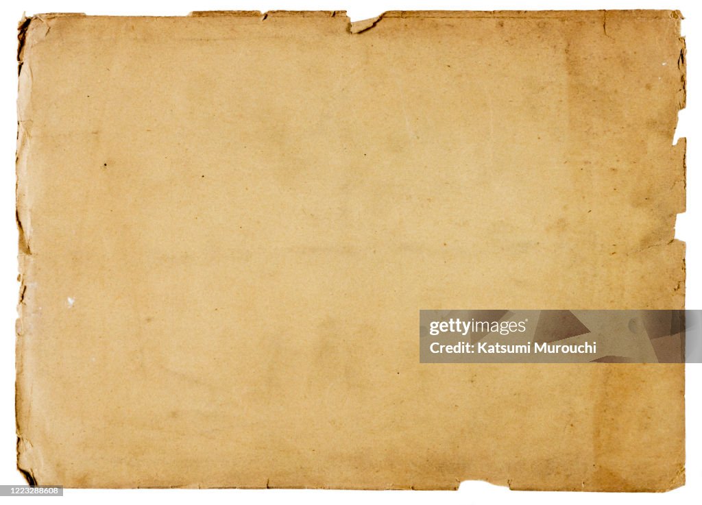 Old vintage brown paper texture background