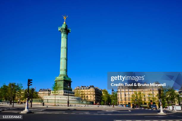 france, paris, bastille square - bastille day stockfoto's en -beelden