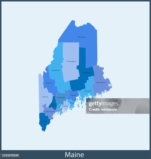 Political Map Of Maine Photos And Premium High Res Pictures Getty Images political-map-of-maine-photos-and-premium-high-res-pictures-getty-images