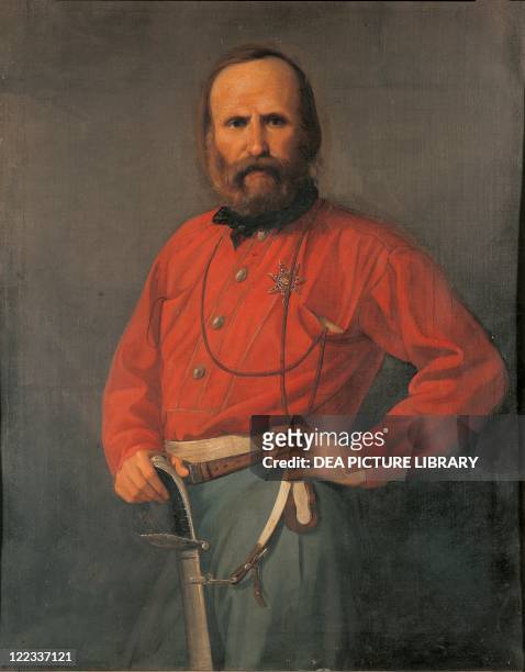 Portrait of Giuseppe Garibaldi , General, patriot and Italian politician.