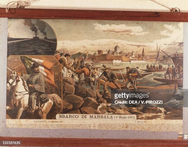 Italy - 19th century, Expedition of the Thousand - Garibaldi landing in Marsala, 11 May 1860.