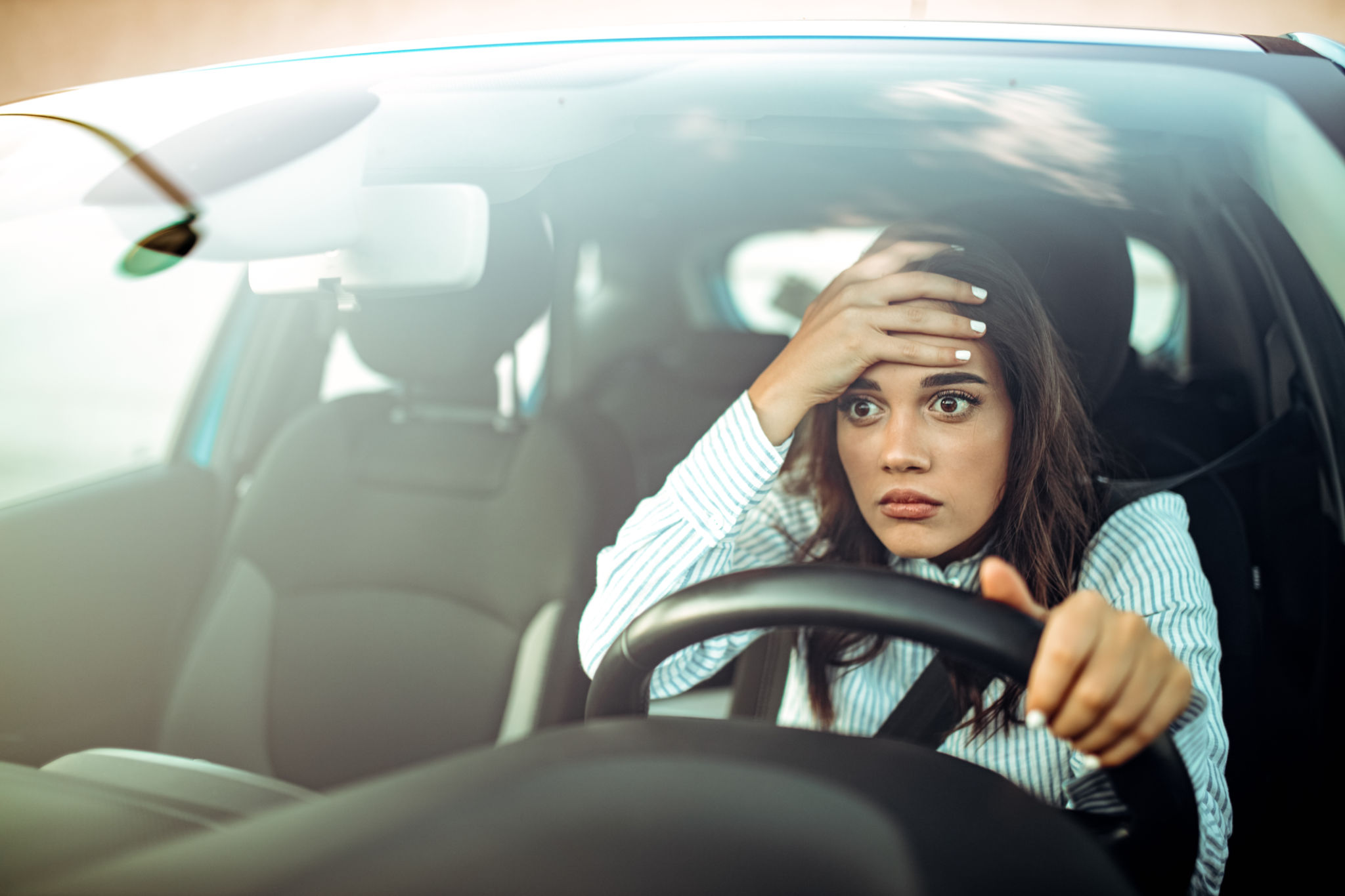 nervous driver