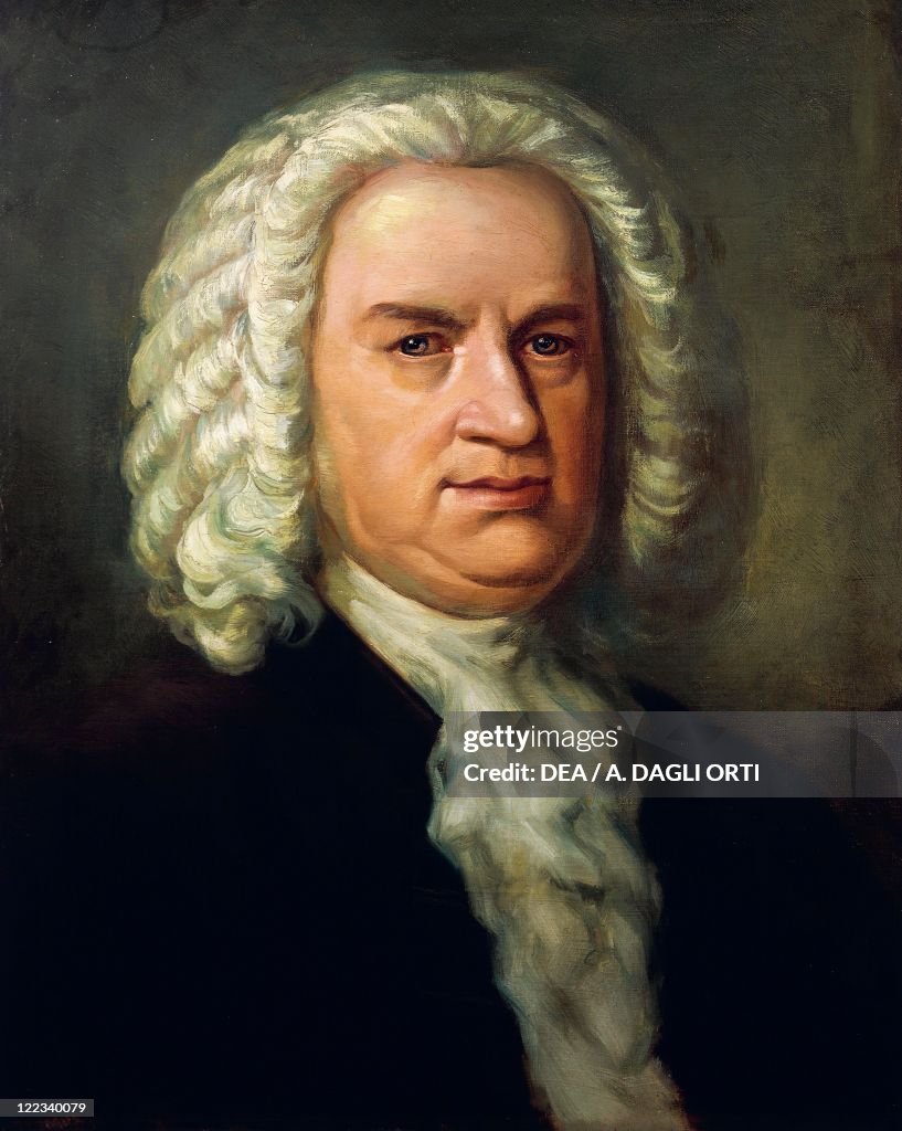 Germany, Portrait of Johann Sebastian Bach (1685 - 1750)