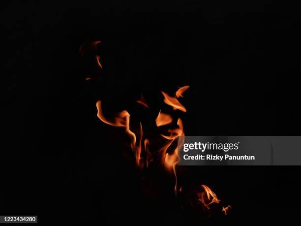 flames of fire - flame stock pictures, royalty-free photos & images