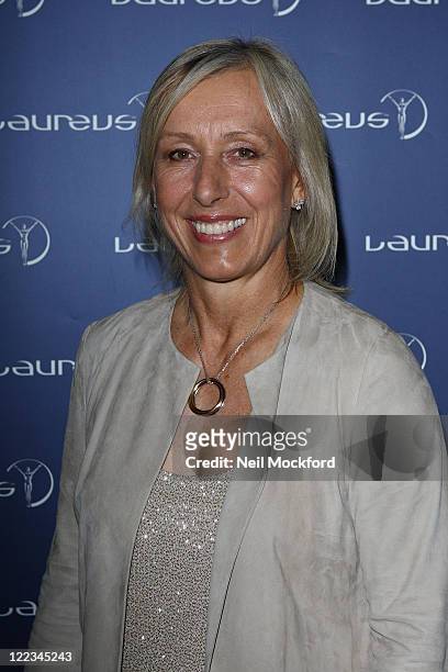 Martina Navratilova attend her party at Westbury Hotel on June 26, 2010 in London, England.