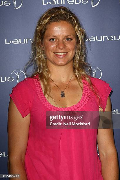 Kim Clijsters attends party hosted by Martina Navratilova at Westbury Hotel on June 26, 2010 in London, England.