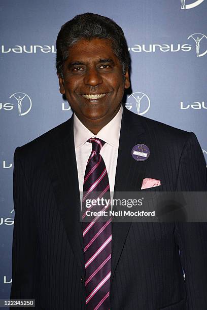 Vijay Amritraj attends party hosted by Martina Navratilova at Westbury Hotel on June 26, 2010 in London, England.