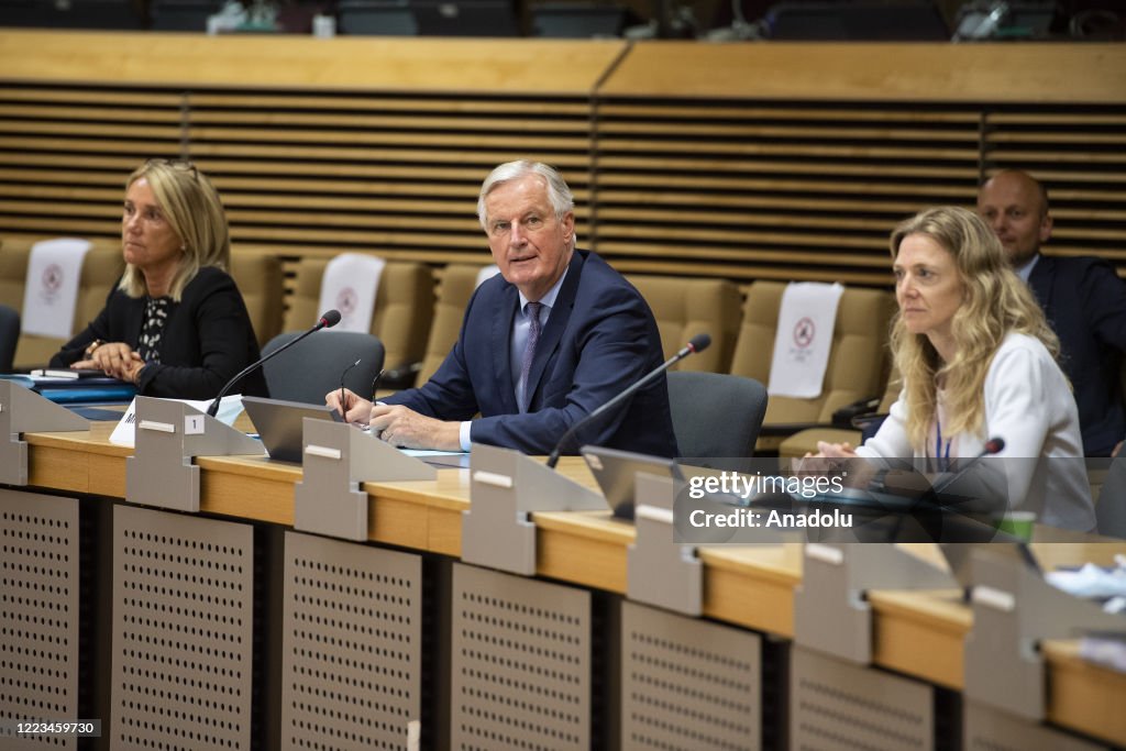 Barnier - Frost meeting in Brussels