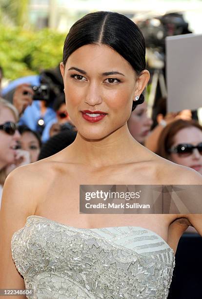 Actress Julia Jones arrives to the premiere of "The Twilight Saga: Eclipse" during the 2010 Los Angeles Film Festival at Nokia Theatre L.A. Live on...