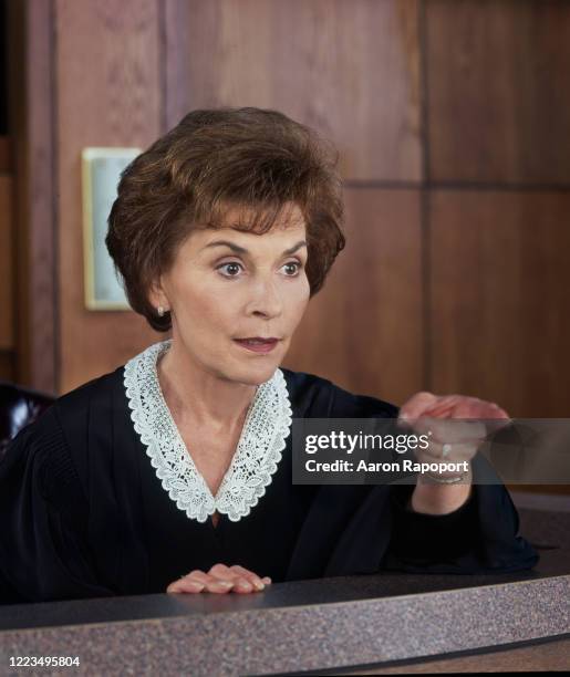 Cultural icon Judge Judy Sheindlin poses for a photo in December 1996 in Los Angeles, California.