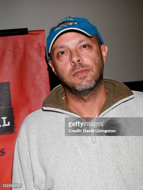 Director Jose Padilha poses during the "Secrets Of The Tribe" Q&A during the 2010 Los Angeles Film Festival at Regal Cinemas at LA Live Downtown on...