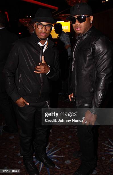 Ne-Yo and Red Cafe attends The Beverly Hilton hotel on June 25, 2010 in Beverly Hills, California.