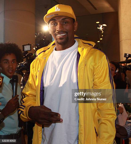 Ron Artest attends The Beverly Hilton hotel on June 25, 2010 in Beverly Hills, California.