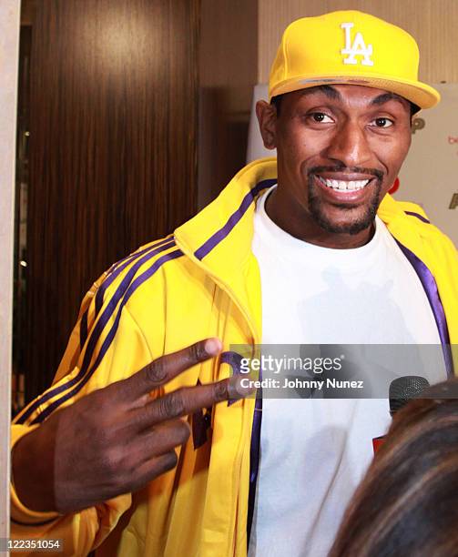 Ron Artest attends The Beverly Hilton hotel on June 25, 2010 in Beverly Hills, California.