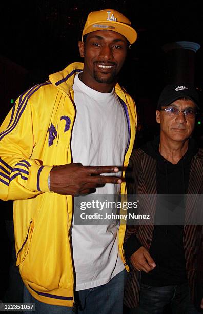 Ron Artest and Jimmy Iovine attends The Beverly Hilton hotel on June 25, 2010 in Beverly Hills, California.