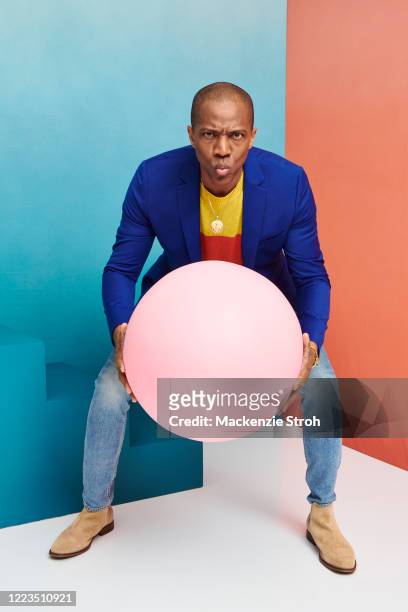 Actor J. August Richards is photographed for Entertainment Weekly Magazine on February 27, 2020 at Savannah College of Art and Design in Savannah,...