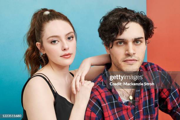 Actors Danielle Rose Russell and Aria Shahghasemi are photographed for Entertainment Weekly Magazine on February 27, 2020 at Savannah College of Art...