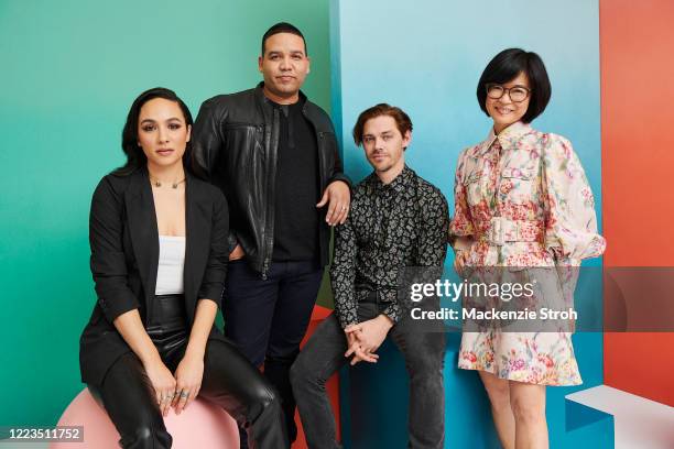 Cast of 'Prodigal Son' Aurora Perrineau, Frank Harts, Tom Payne and Keiko Agena are photographed for Entertainment Weekly Magazine on February 27,...