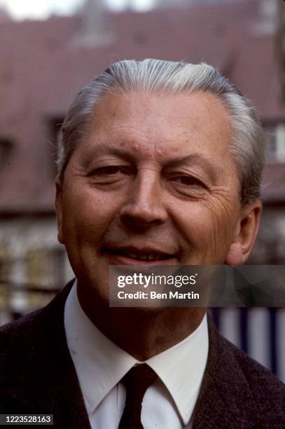 West German Chancellor Kurt Kiesinger, November 1966.