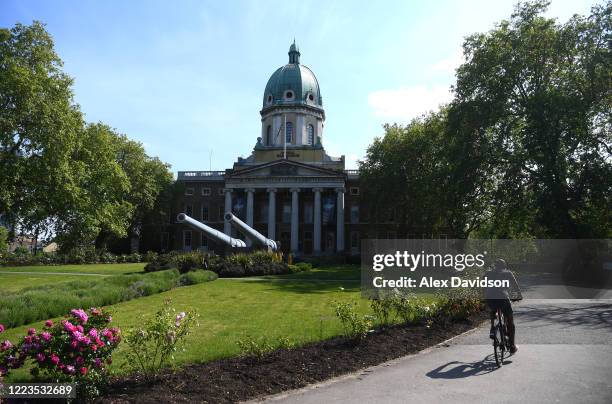 General view of the Imperial War Museum on May 07, 2020 in London, England United Kingdom. The UK will commemorate the 75th Anniversary of Victory in...