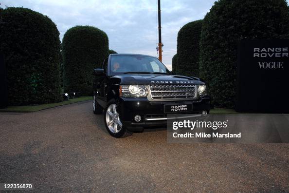 A general view of atmosphere at the 40th anniversary of Range Rover ...