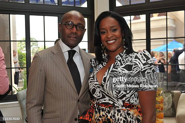 Stan Mukoro and JeNika Mukoro attend the Grey Goose summer soiree on July 1, 2010 in Atlanta, Georgia.