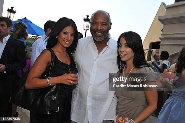 Amy Eslami, Reuben Gibson and Stephanie Fleitas attend the Grey Goose summer soiree on July 1, 2010 in Atlanta, Georgia.