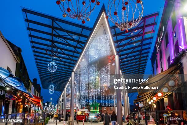 winterval - kerstmis in waterford, ierland - county waterford ireland stockfoto's en -beelden