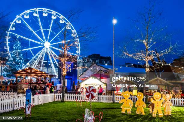 christmas in galway, ireland - county galway stock pictures, royalty-free photos & images