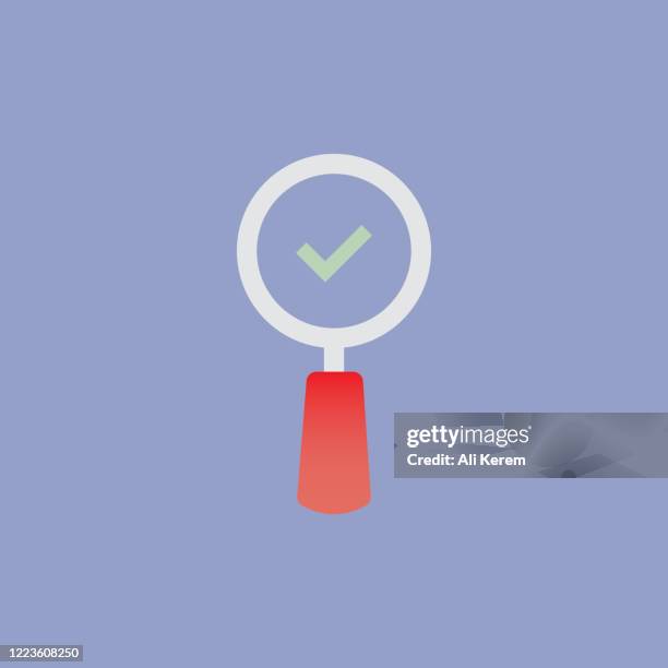 prove flat icon - inhaler stock illustrations