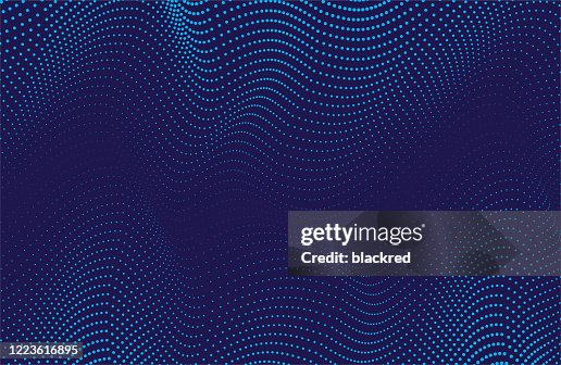 Abstract Wave Pattern Technology Background High-Res Vector Graphic ...