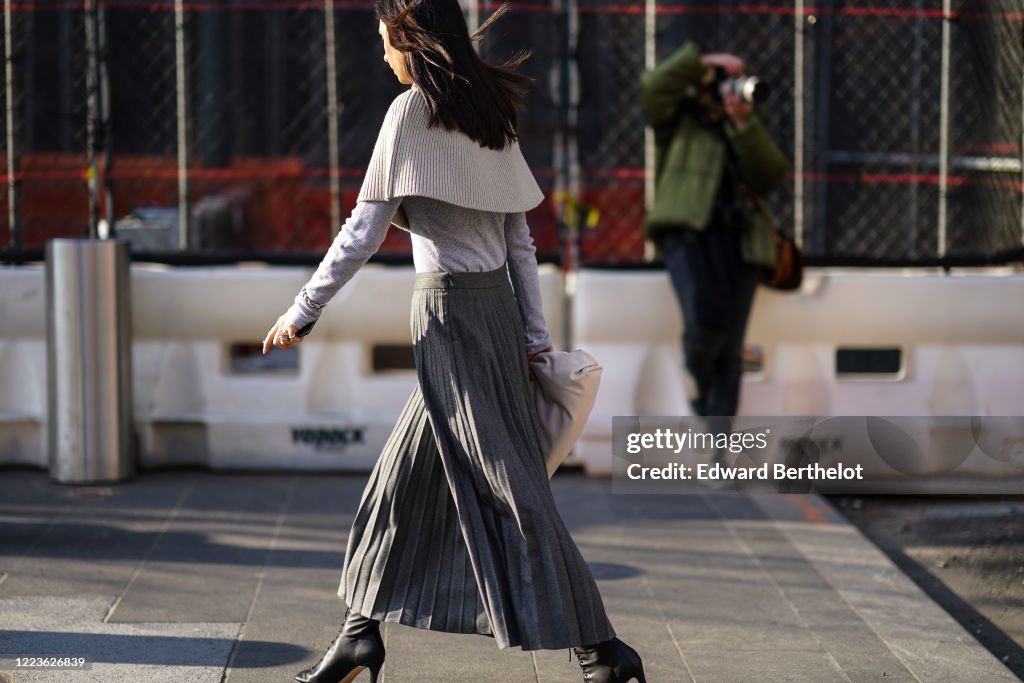 Street Style - Day 4 - New York Fashion Week February 2020