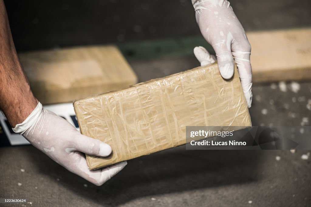 Drug Trafficking - Package with drugs