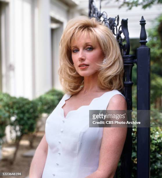 Made for TV movie, DEAD MAN'S ISLAND. Pictured is Morgan Fairchild . Image dated April 11, 1995. Original broadcast on March 5, 1996.