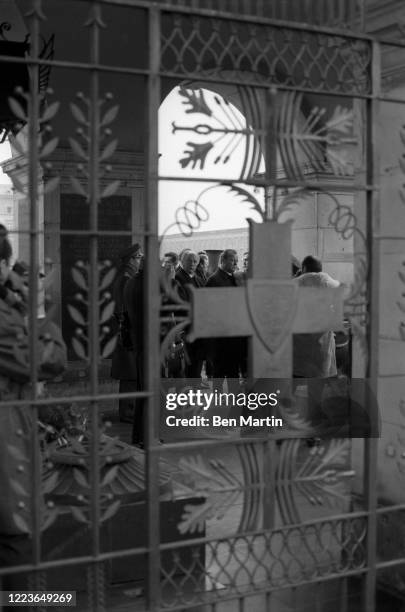 West German chancellor, Willy Brandt, and Polish Prime Minister, Josef Cyrankiewicz arrive to sign the Polish-German treaty which formally recognises...