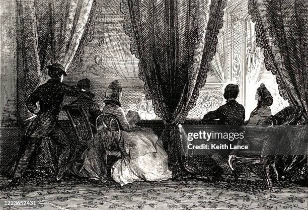 the assassination of president abraham lincoln, 1865 - murder victim stock illustrations