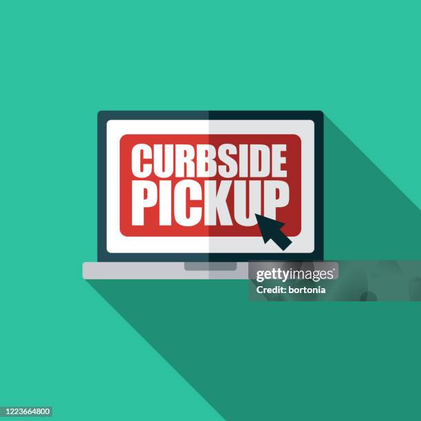 illustrazioni stock, clip art, cartoni animati e icone di tendenza di icona ritiro cordolo - self service