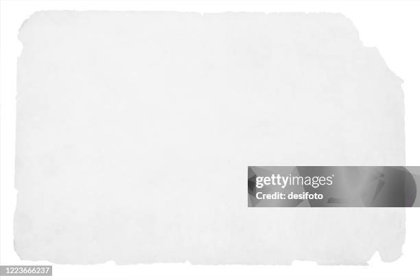 old frayed white coloured grunge paper vector background - frayed stock illustrations