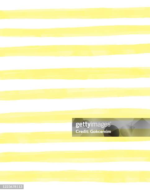 yellow watercolor stripes pattern background. coastal summer concept. design element for greeting cards and labels, marketing, business card abstract background. - yellow watercolor stock illustrations