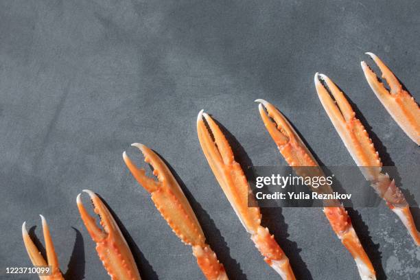 crawfish claw on the table - crab leg stock pictures, royalty-free photos & images