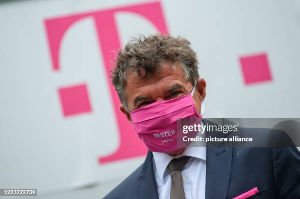 July 2020, Saxony-Anhalt, Magdeburg: Ferri Abolhassan, member of the Board of Management of Telekom Deutschland and responsible for the Service...