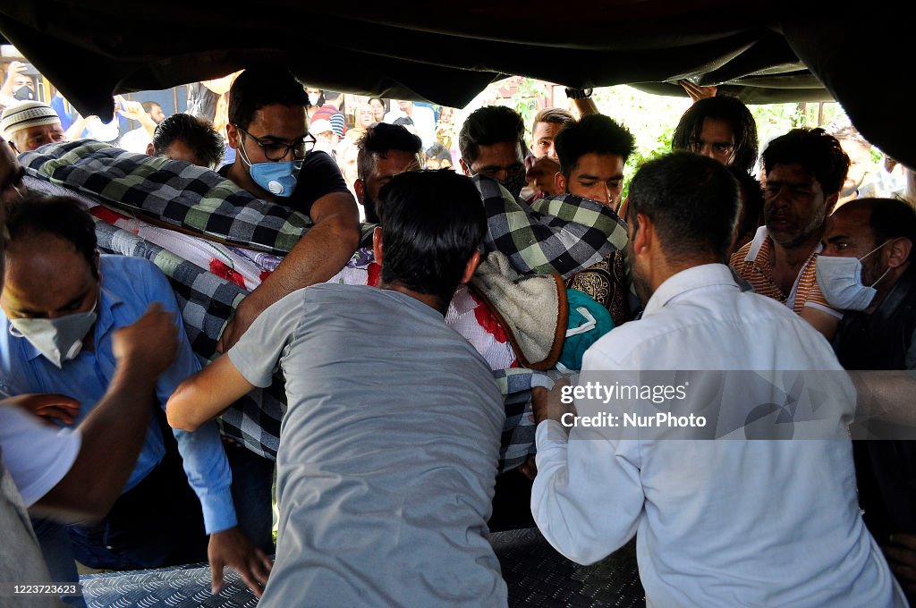 Funeral Of Kashmiri Civilian Killed In Shootout
