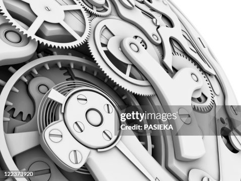 Wrist watch interior Wrist watch interior