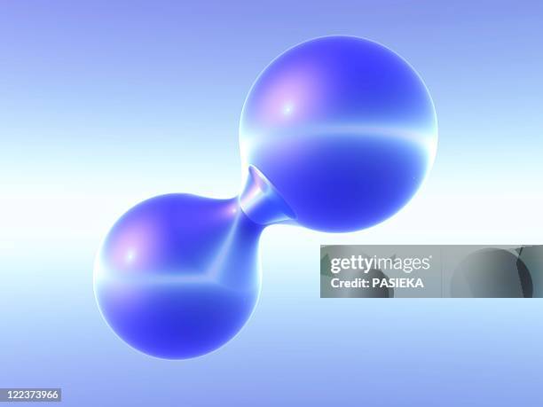 nitrogen molecule - nitrogen stock illustrations