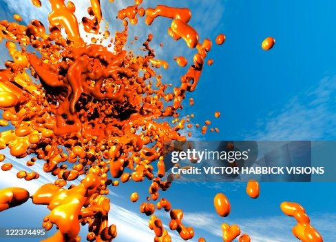 Smart dust, conceptual artwork Smart dust, conceptual artwork