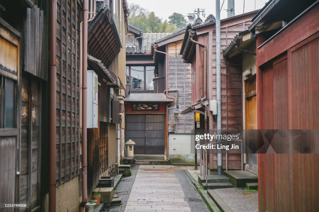 Higashi Chaya district in Kanazawa