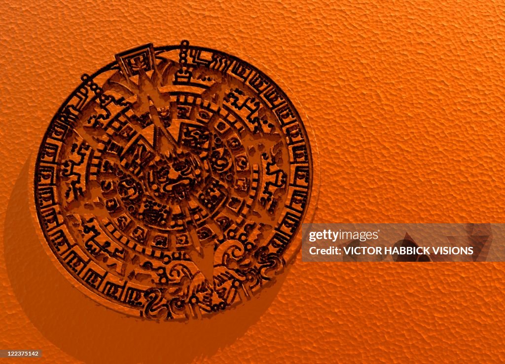 Aztec Sun Stone, artwork