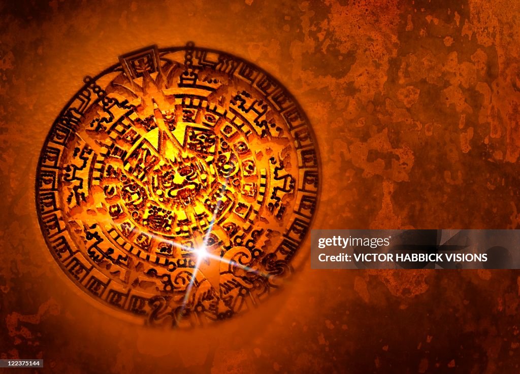 Aztec Sun Stone, artwork