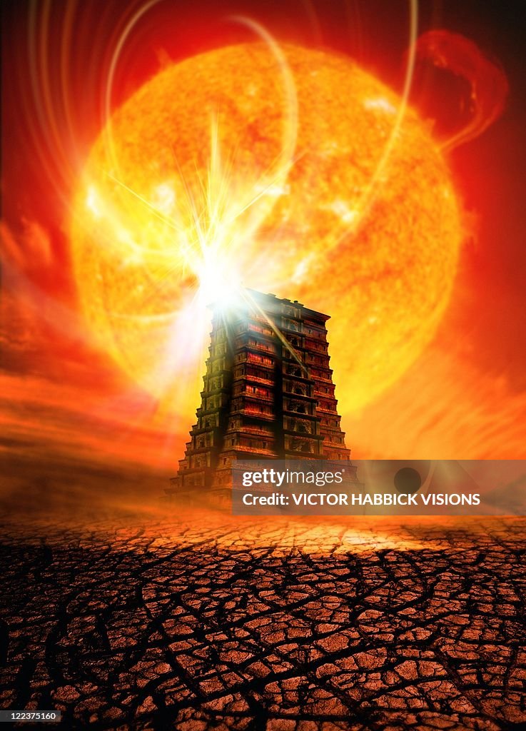 End of the World in 2012 conceptual image